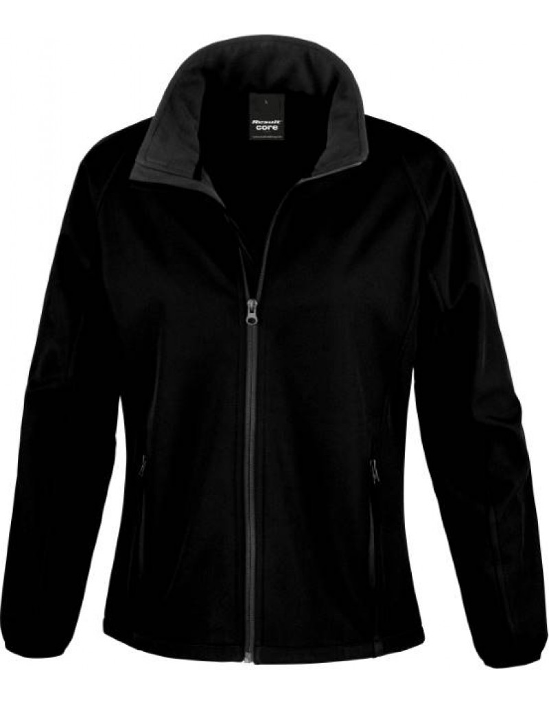 Jachetă softshell cu 2 straturi pentru femei, imprimabilă